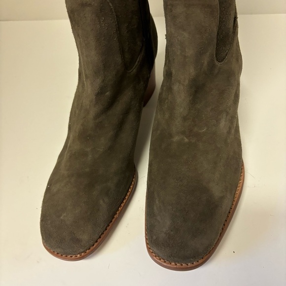 JOIE JOANNA DARK TAUPE SUEDE OVER THE KNEE BOOTS SZ.7B - Picture 6 of 9